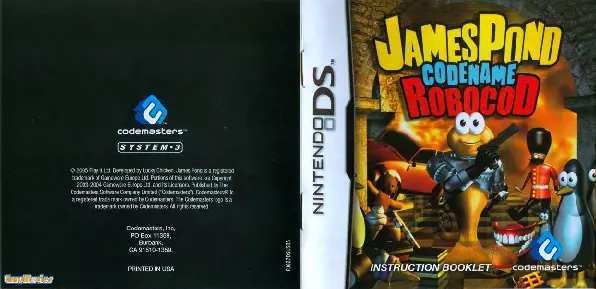 manual for James Pond - Codename Robocod